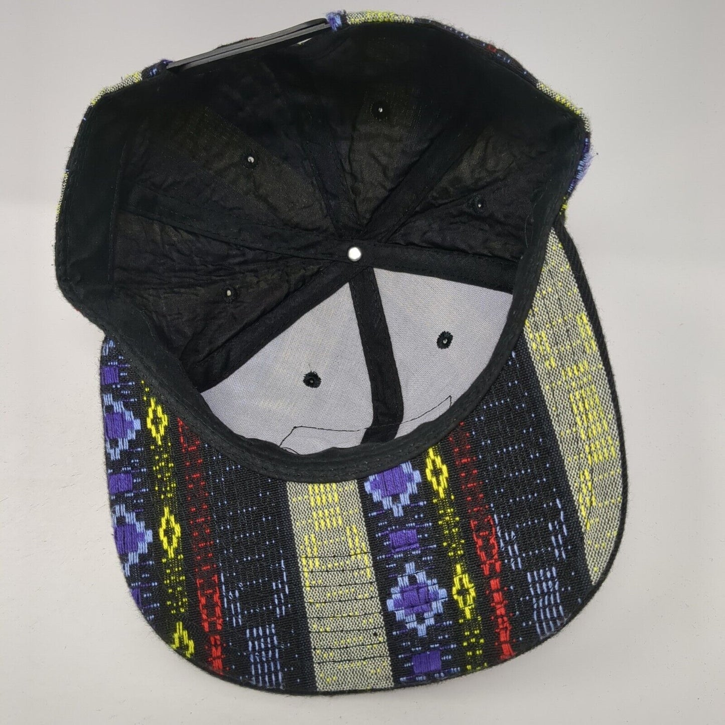 Tail Boot Patch Snapback Hat Multicolor One Size Adjustable Geometric
