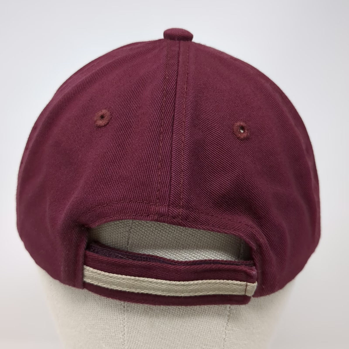 Port Authority Baseball Cap Red One Size Martin-Scott Winery Sandwich Brim Hat
