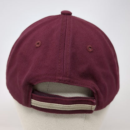 Port Authority Baseball Cap Red One Size Martin-Scott Winery Sandwich Brim Hat