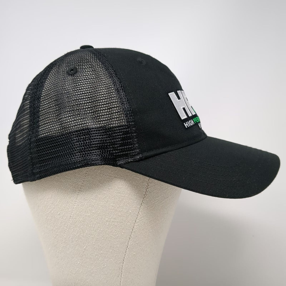 Carhartt Trucker Hat Black One Size HPH High Performance Homes Mesh Snapback