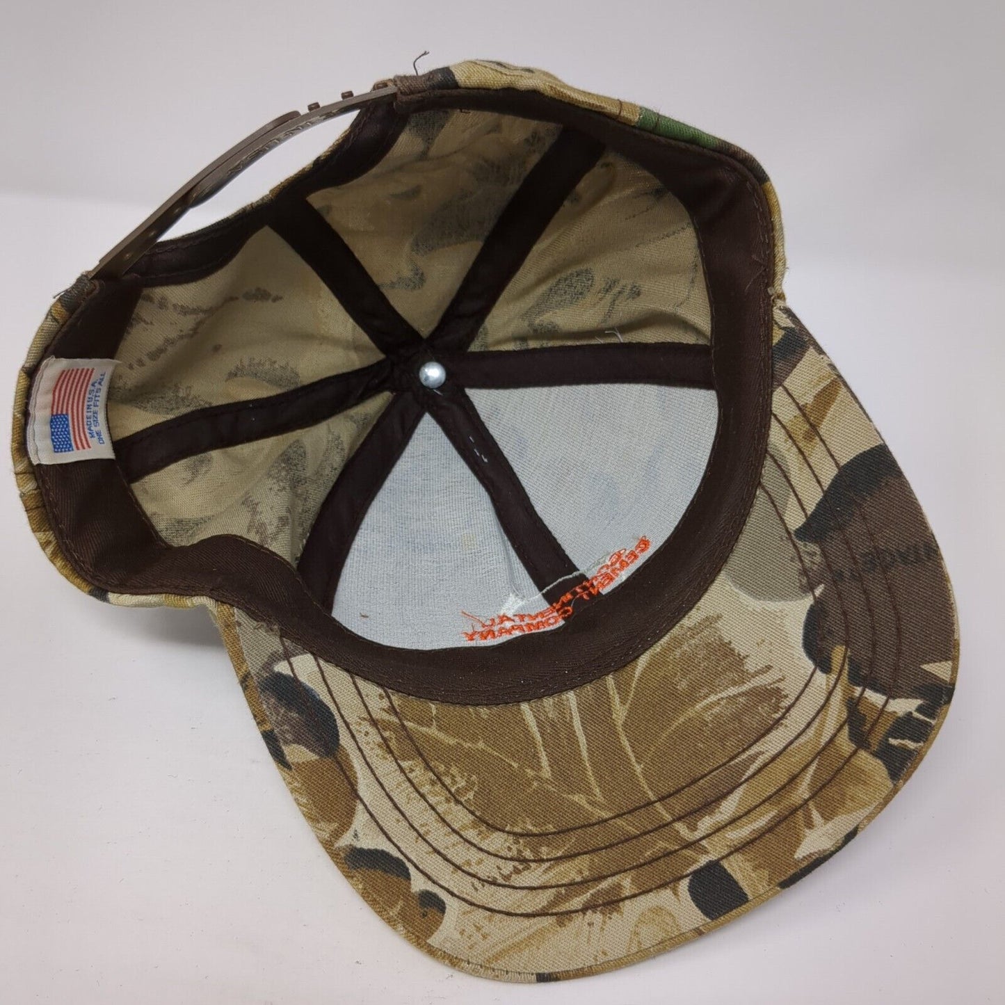 Continental Cement Company Snapback Hat Camo One Size Adjustable Hunting