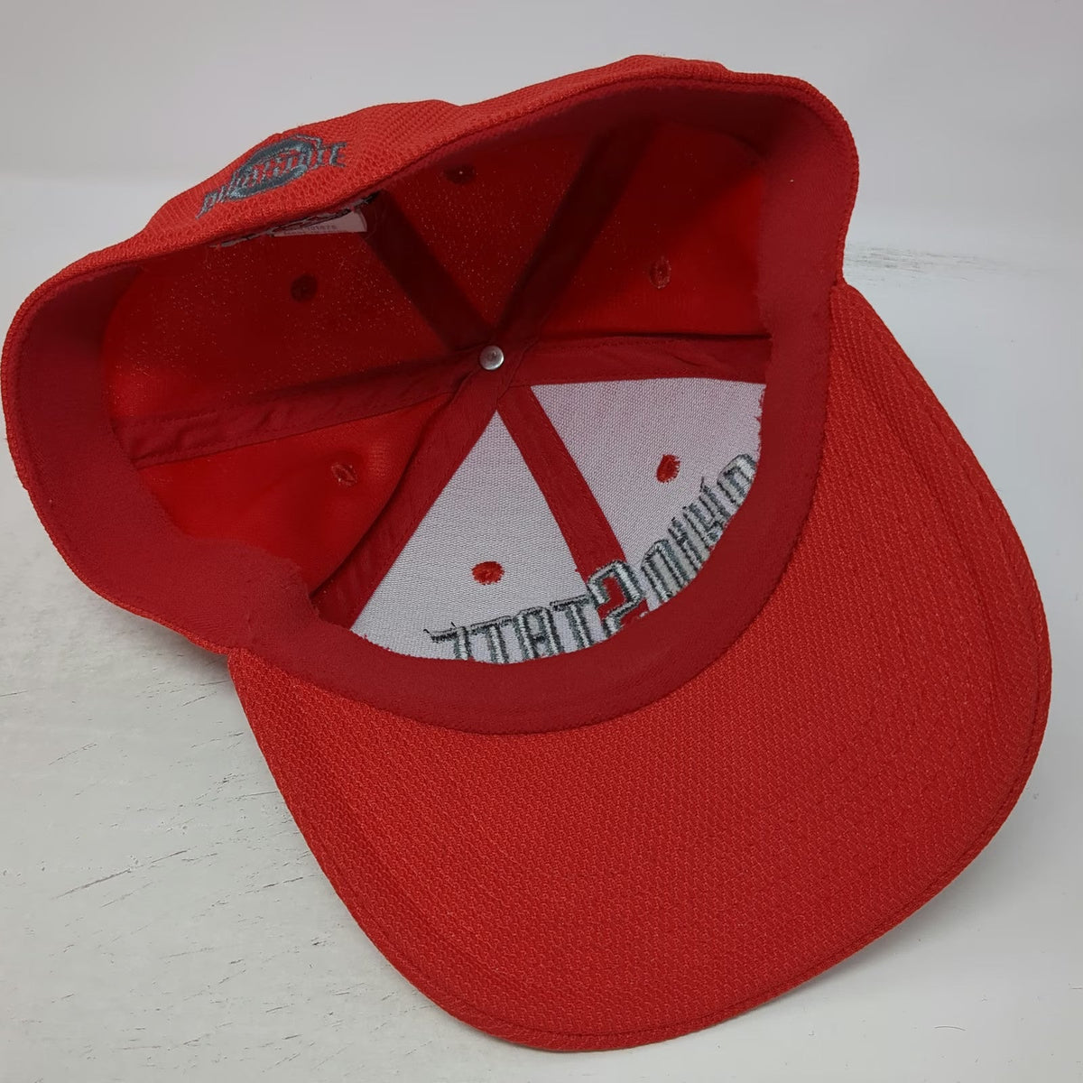 Ohio State Buckeyes NCAA Top of the World Red L Hat Cap Stretch Fit Performance