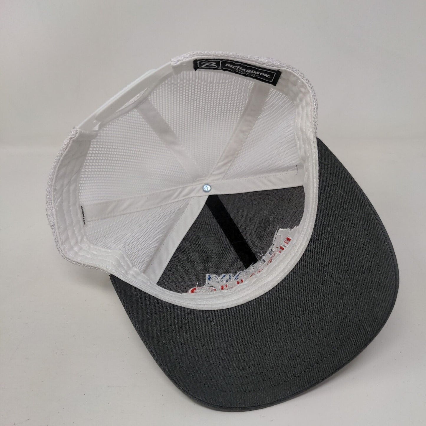 Team Idaho Snapback Mesh Back Trucker Hat Gray One Size Richardson