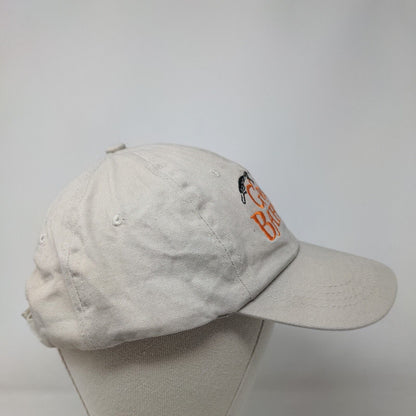 Grand Bahamas Turtle Strapback Hat Tan One Size Embroidered Adjustable