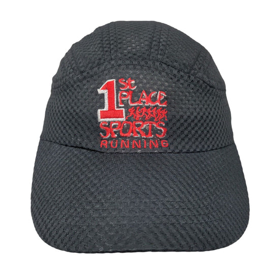 1st Place Sports Running Jacksonville Running Cap Black OS Breathable Bay Six