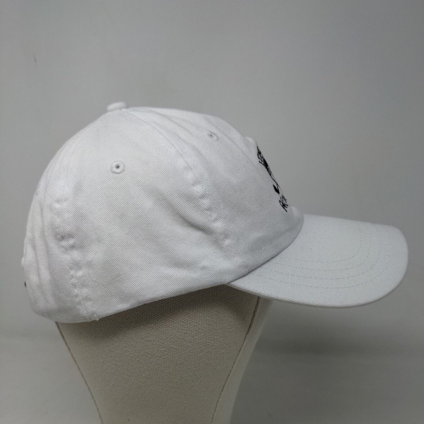 American Dry Goods Mens Slideback Hat White OSFA Embroidered Sandestin Golf Club