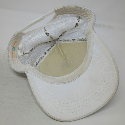 Honolua Trucker Hat White One Size Aloha Pineapple Hawaii Surf Mesh Snapback