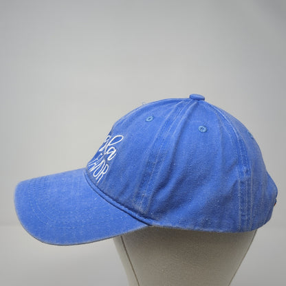 Tequila Por Favor Slideback Baseball Cap Blue One Size Adjustable Embroidered