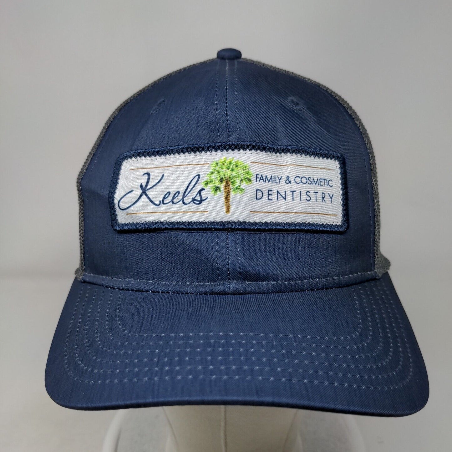 Keels Family & Cosmetic Dentistry Fitted Trucker Hat Multi S/M Mesh Back