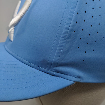 Champro Fitted Hat Blue Small-Medium Embroidered Laser Cut 6 Panel