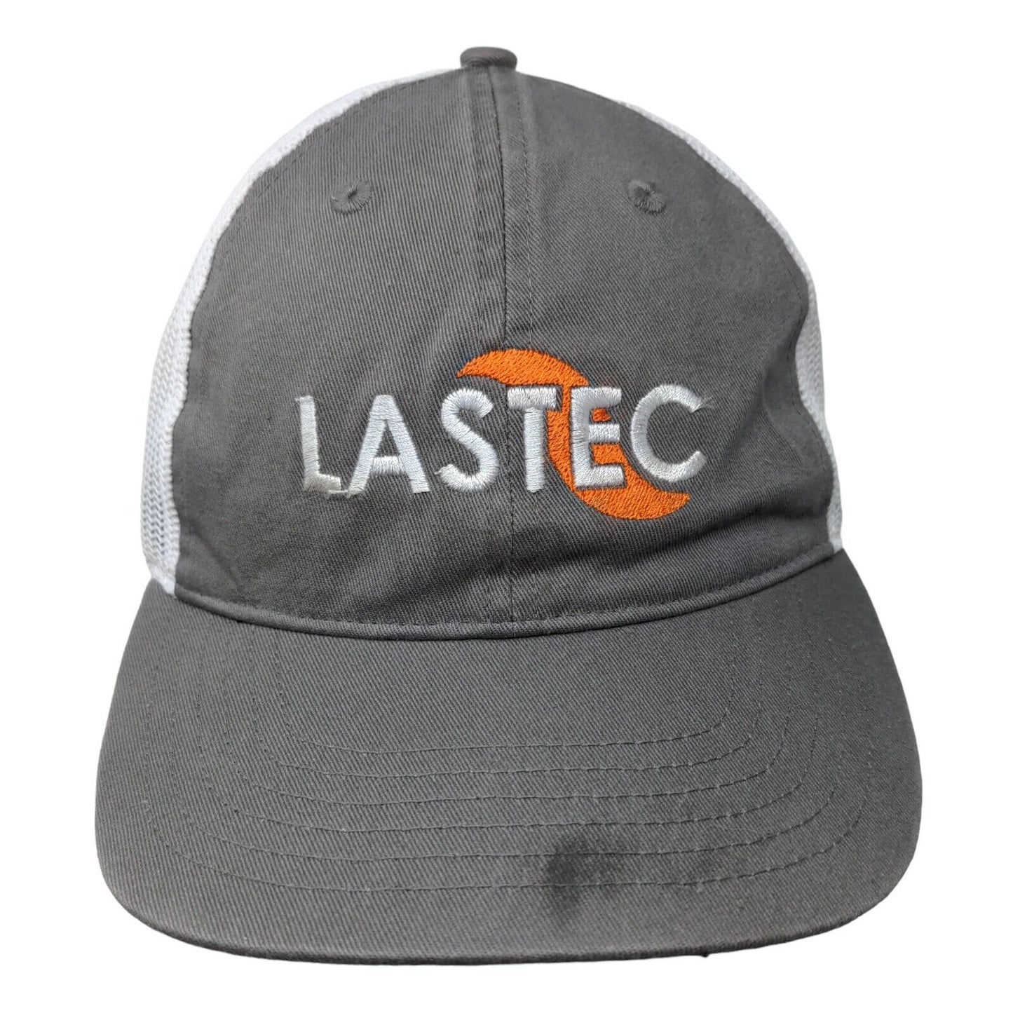 Lastec Strapback Trucker Hat Gray One Size Adjustable Mesh Back Cap America