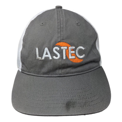Lastec Strapback Trucker Hat Gray One Size Adjustable Mesh Back Cap America