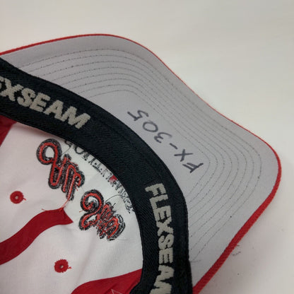 All Stars Southwest Fitted Hat Red M/L Flexseam Embroidered Outdoor Cap