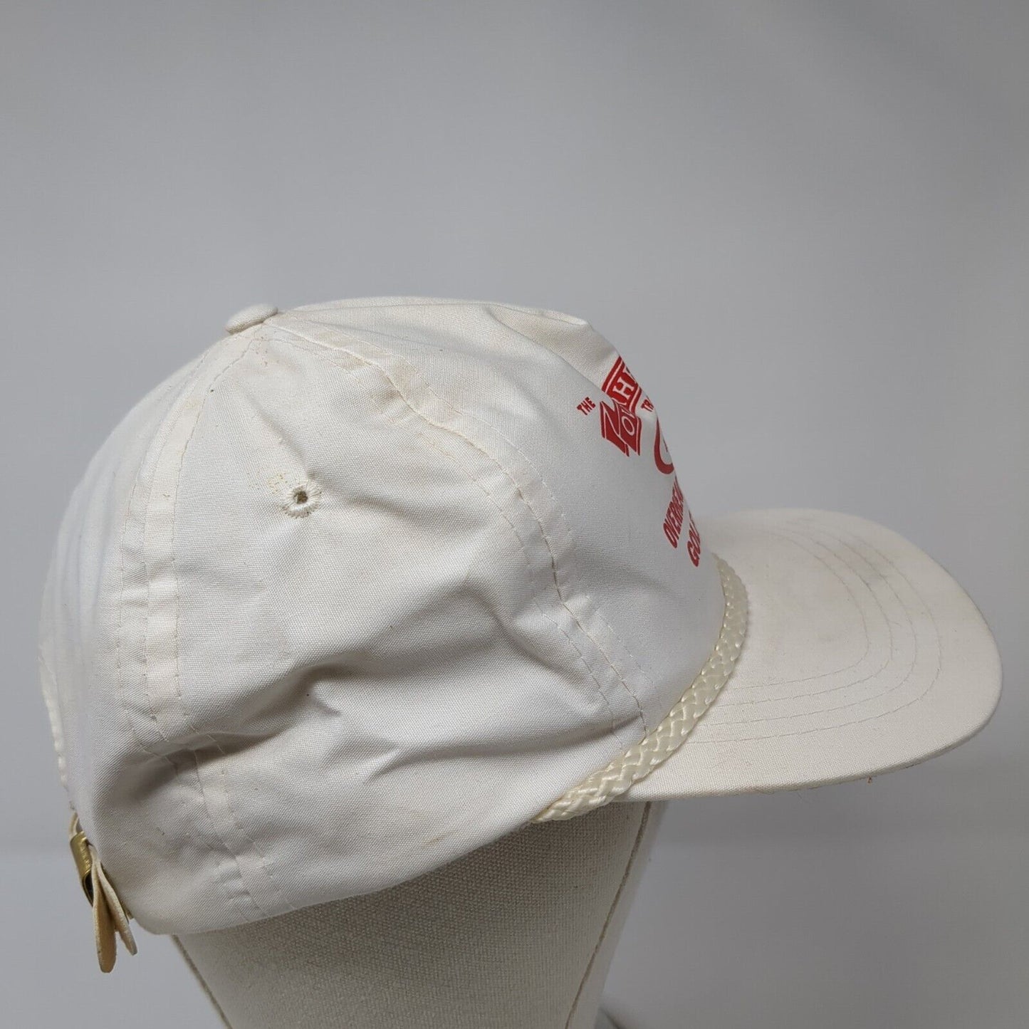 Overhead Door of SWI Golf Classic Slideback Hat White One Size Adjustable Rope