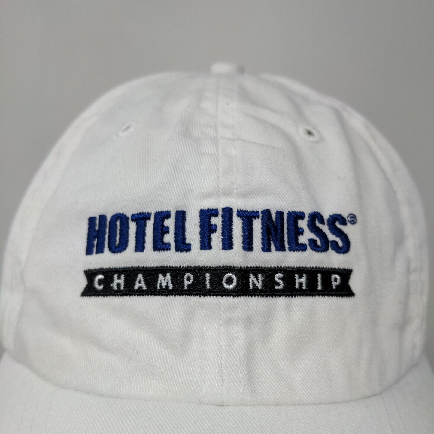 PGA Tour Finals Men's Strapback Hat White OSFA Hotel Fitness Championship