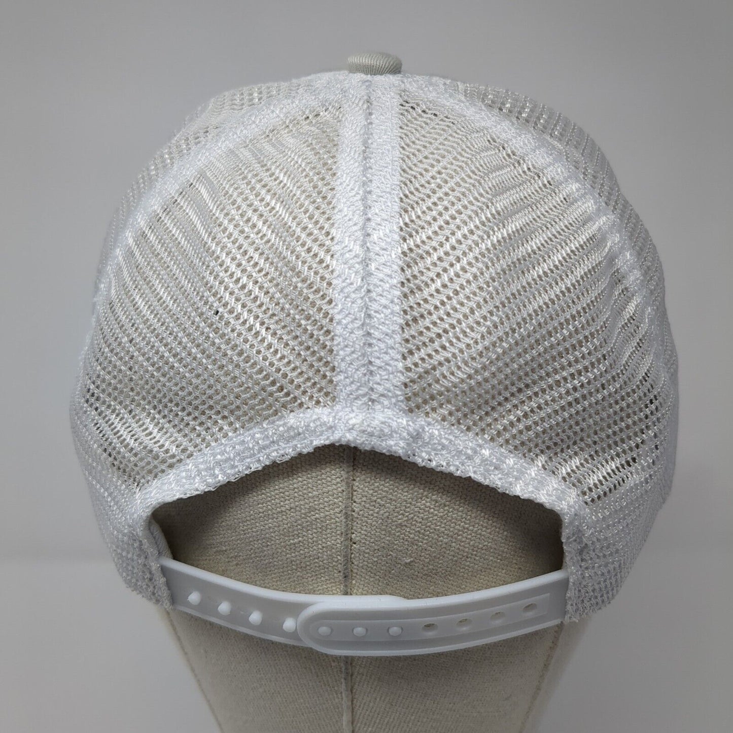 River Discovery Snapback Trucker Hat Gray OS Adjustable Mesh Back Econscious