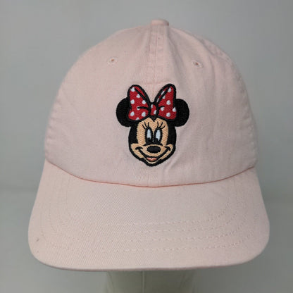 Disney Girl's Stretchy Hat Pink Size L Embroidered Minnie Mouse