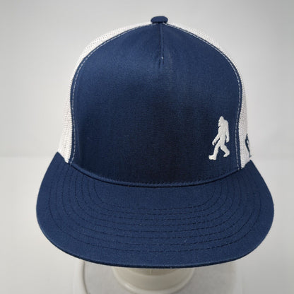 Bigfoot Blue Cross of Idaho Snapback Trucker Hat Blue One Size Mesh Back