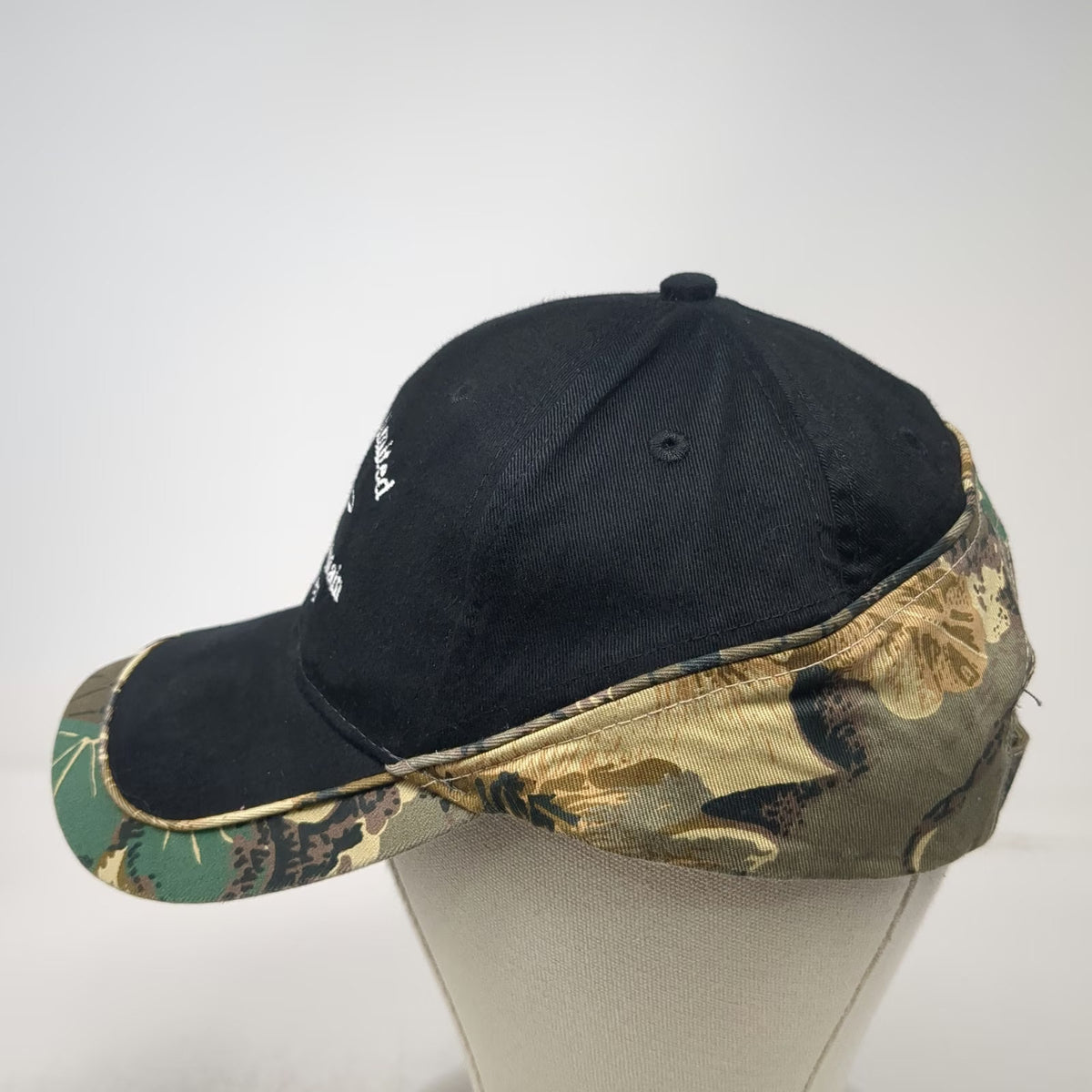 OTTO Baseball Cap Black One Size Ducks Unlimited Battle Mountain Camo Hat