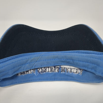 Lithia Springs Marina Strapback Sun Visor Hat Blue OS Adjustable Embroidered HYP