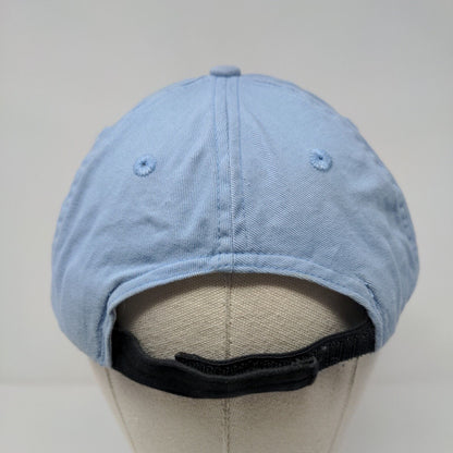 Pepsi Strapback Hat Blue OSFA Adjustable Embroidered Colorblock 6 Panel