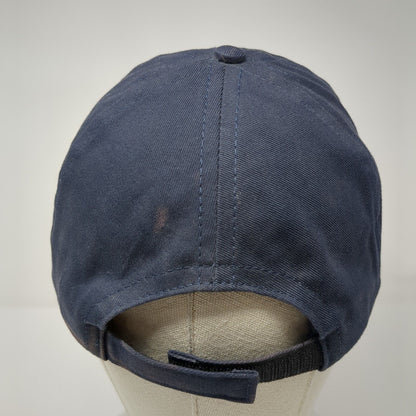 High Spirits Bling Strapback Hat Blue One Size Adjustable Rhinestone