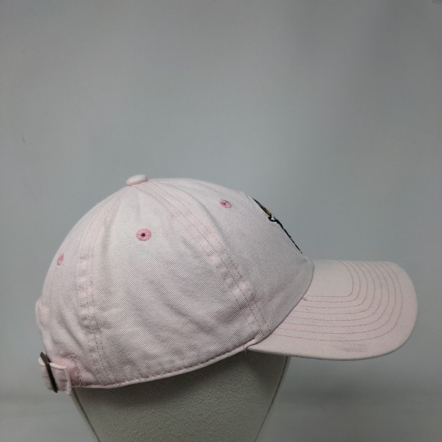 Goat USA Slideback Hat Pink OSFA Embroidered Adjustable Vent Holes