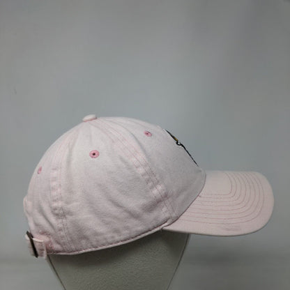 Goat USA Slideback Hat Pink OSFA Embroidered Adjustable Vent Holes