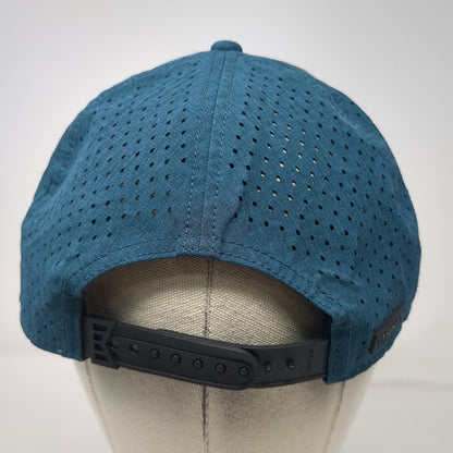 Melin A-Game Hydro Trucker Hat Blue One Size Perforated Performance Snapback