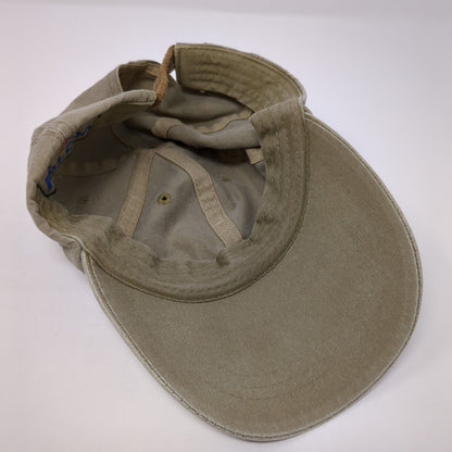 Falcon Slideback Hat Brown One Size Adjustable Leather Strap Blank