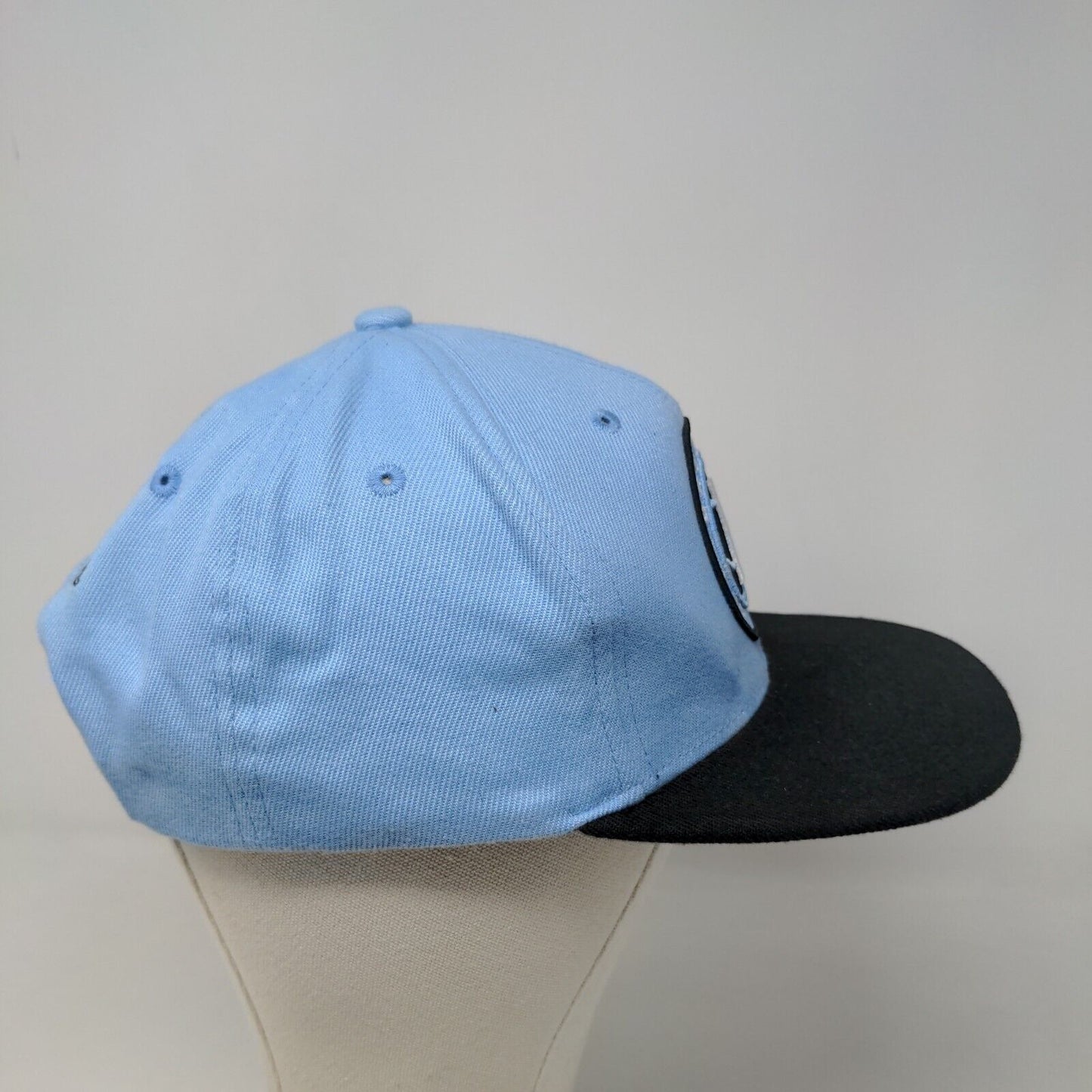 Mitchell & Ness Men's Snapback Hat Blue Adjustable Brooklyn New York Logo