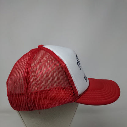 Tattooed & Successful Snapback Rope Trucker Hat Red OSFM Mesh Back Otto