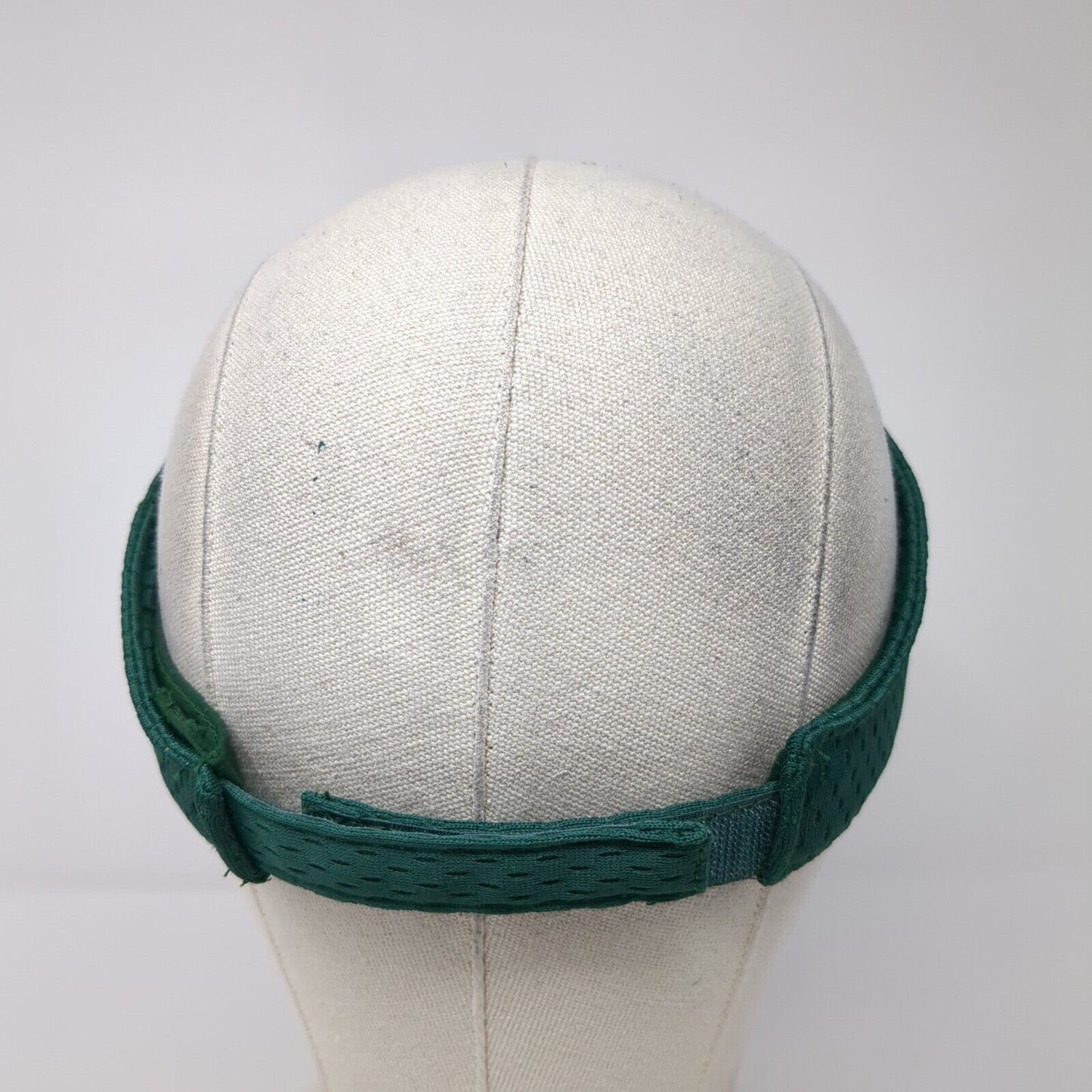 Spartans Strapback Sun Visor Hat Green One Size Adjustable Embroidered OC