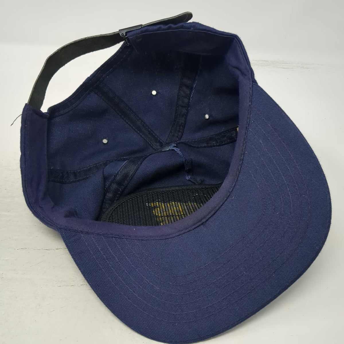 CBS Sports Trucker Blue One Size Embroidered Logo Strapback Hat Network Media