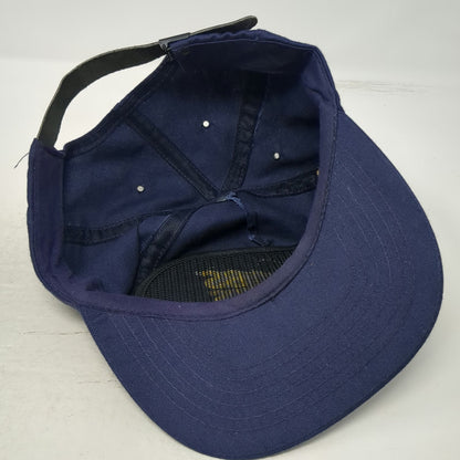CBS Sports Trucker Blue One Size Embroidered Logo Strapback Hat Network Media