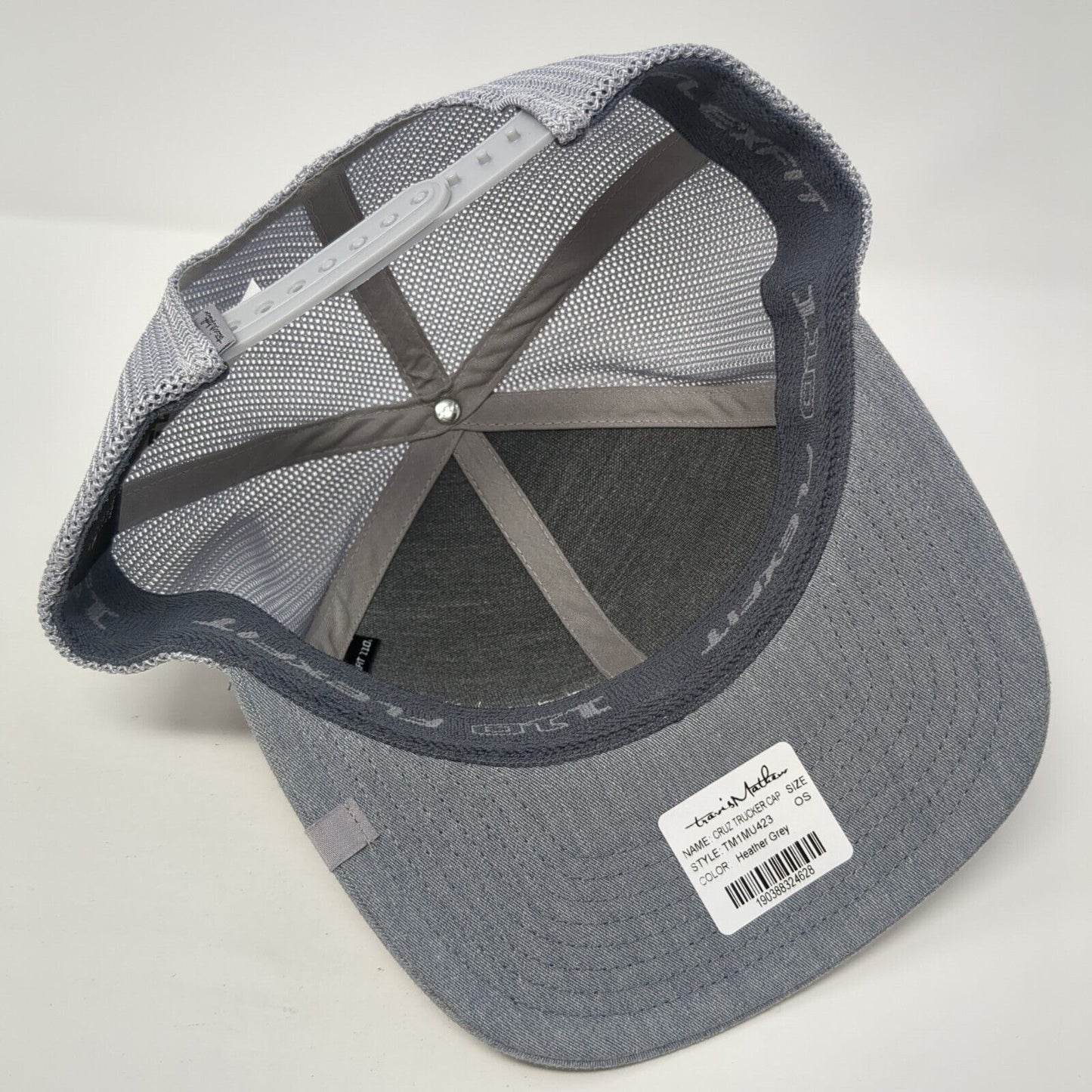 Teens 2 Trades Snapback Mesh Back Trucker Hat Gray One Size Flexfit 110