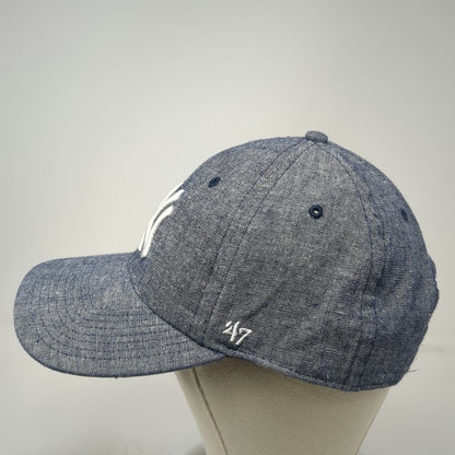 '47 New York Yankees MLB Baseball Cap Blue White One Size Cotton Slideback Hat