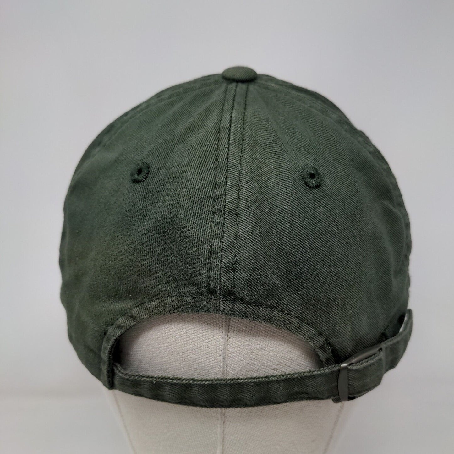Eagle Slideback Hat Green One Size Solid Embroidered American Needle
