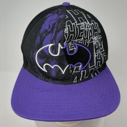 Batman The Joker HAHAHA Snapback Hat Multicolor One Size Adjustable
