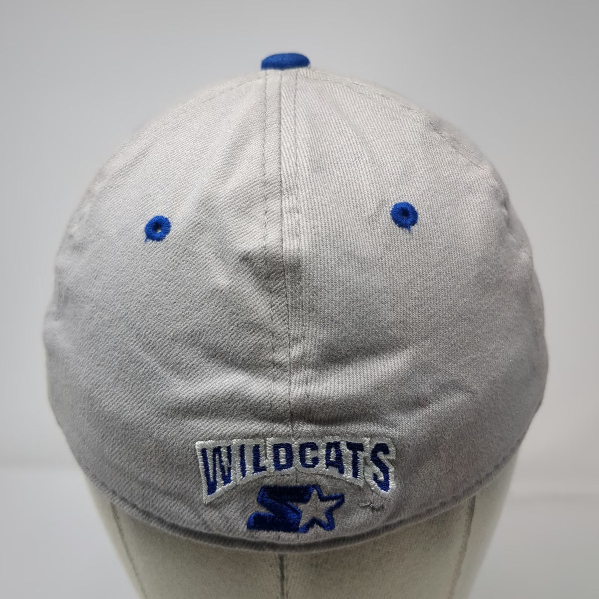 Kentucky Wildcats NCAA Starter Cap Gray Blue One Size Hat Wool Blend Stretch