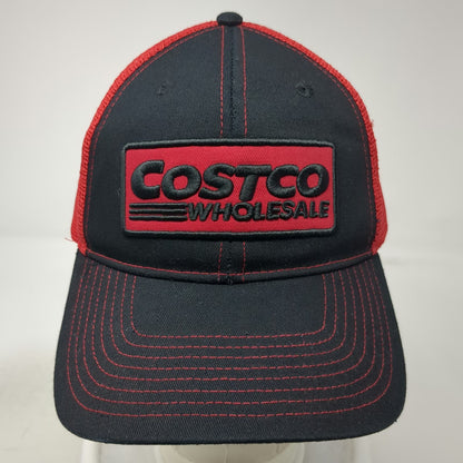BAMKO Costco Wholesale Baseball Cap Black Red One Size Mesh Back Snapback Hat