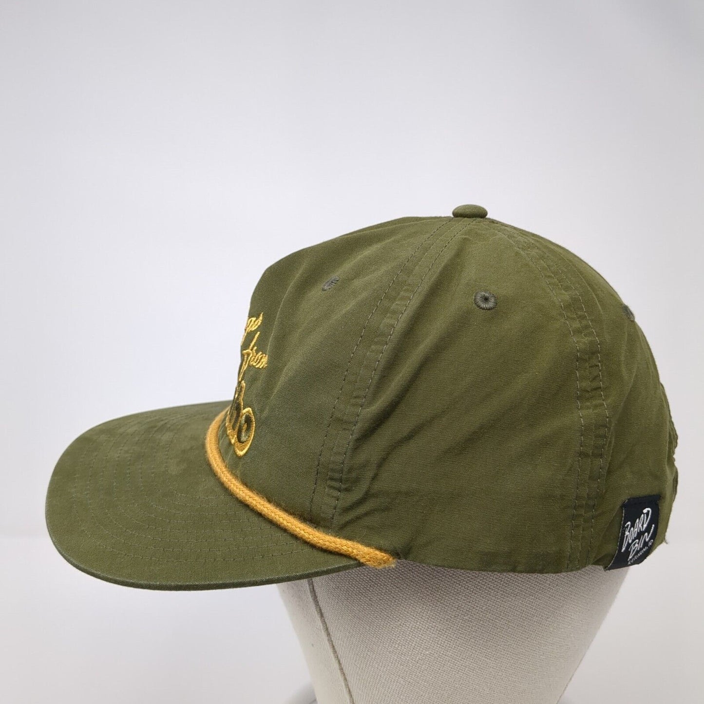 Greetings From Idaho Snapback Rope Hat Brown One Size Adjustable Outdoor