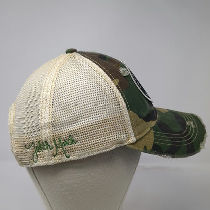 Judith March Green One Size Trucker Hat Support Wildlife Raise Camo Antlers