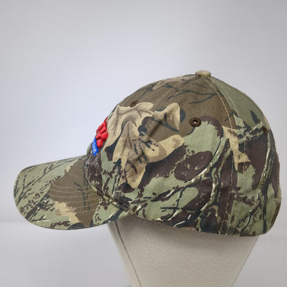 Graffiti Baseball Cap Green Brown One Size Camo KYB Shocks Struts Automotive Hat