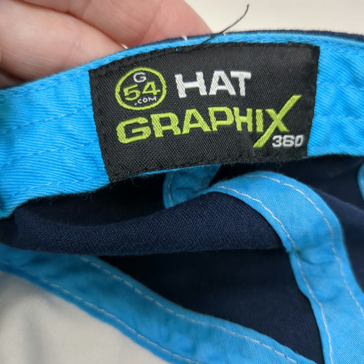 Hat Graphix 360 Baseball Cap Blue One Size Utahs Hogle Zoo Embroidered Strapback