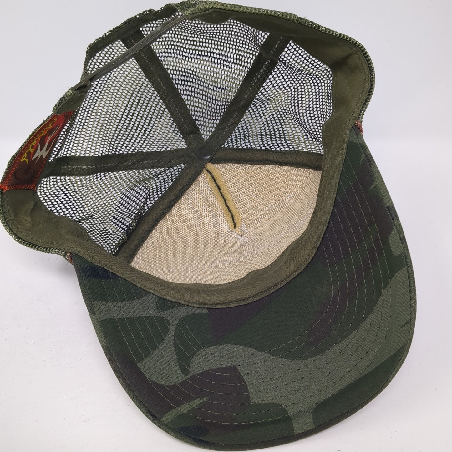 M. Field Trucker Hat Multicolor One Size Adjustable Embroidered Mesh Back Rope