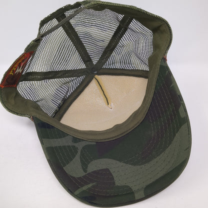 M. Field Trucker Hat Multicolor One Size Adjustable Embroidered Mesh Back Rope