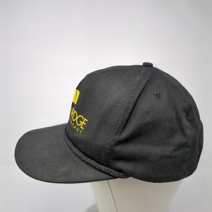 Breckenridge Material Company Snapback Hat Black One Size Adjustable