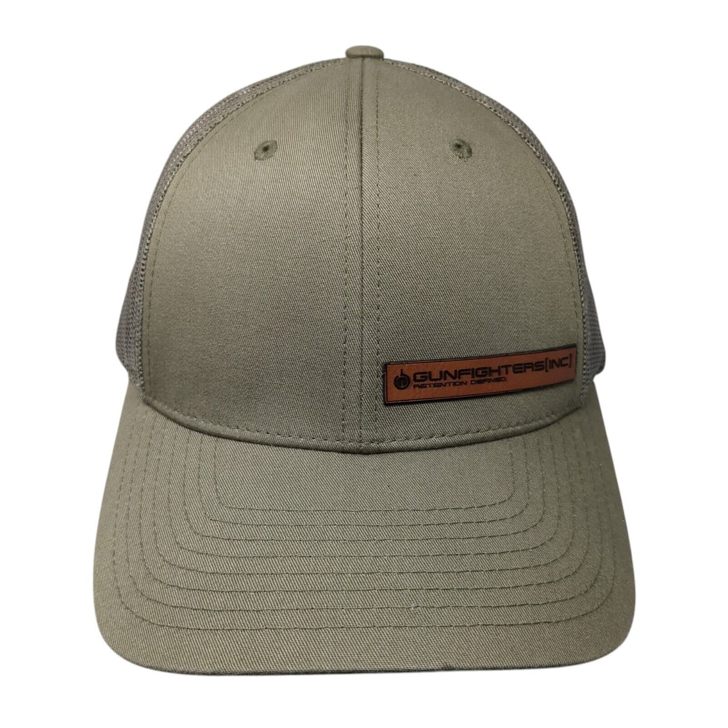 Gunfighters Snapback Mesh Back Trucker Hat Green M/L Solid Richardson