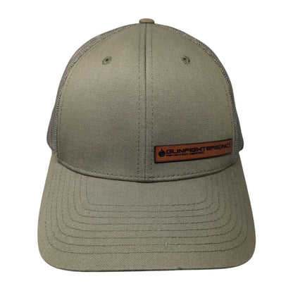 Gunfighters Snapback Mesh Back Trucker Hat Green M/L Solid Richardson